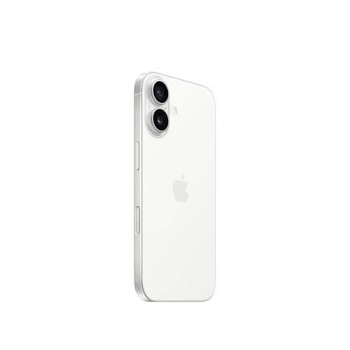 Boost Mobile | Apple iPhone 16 (128 GB) - White [Locked]. Requires Unlimited Plan. Apple Intelligence.