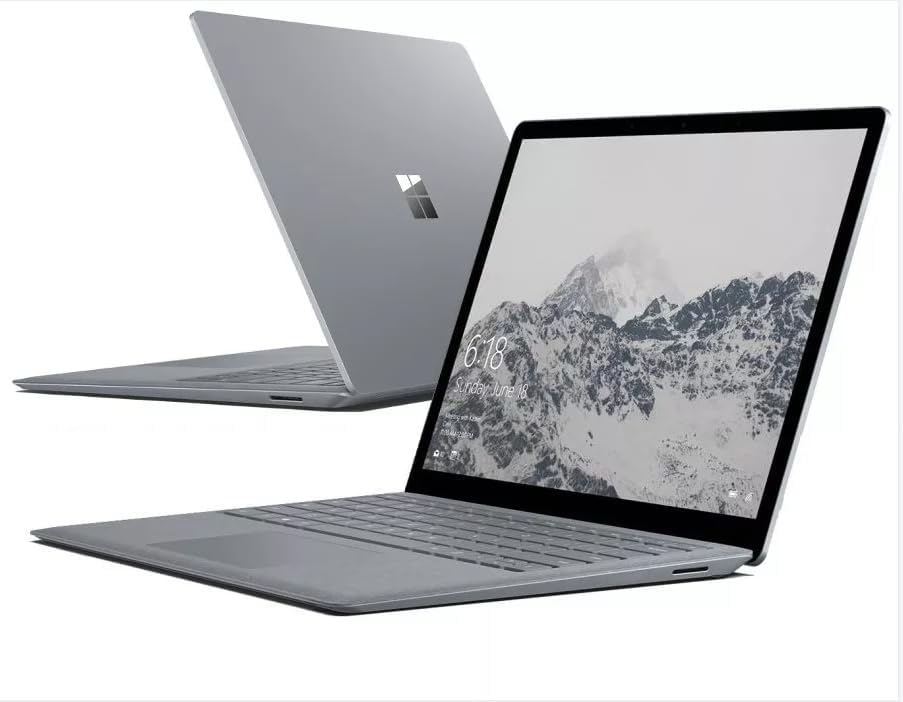 Microsoft Surface Laptop Intel Core i5 7th Gen 8GB RAM 256GB SSD Win 10 Platinum (Renewed)