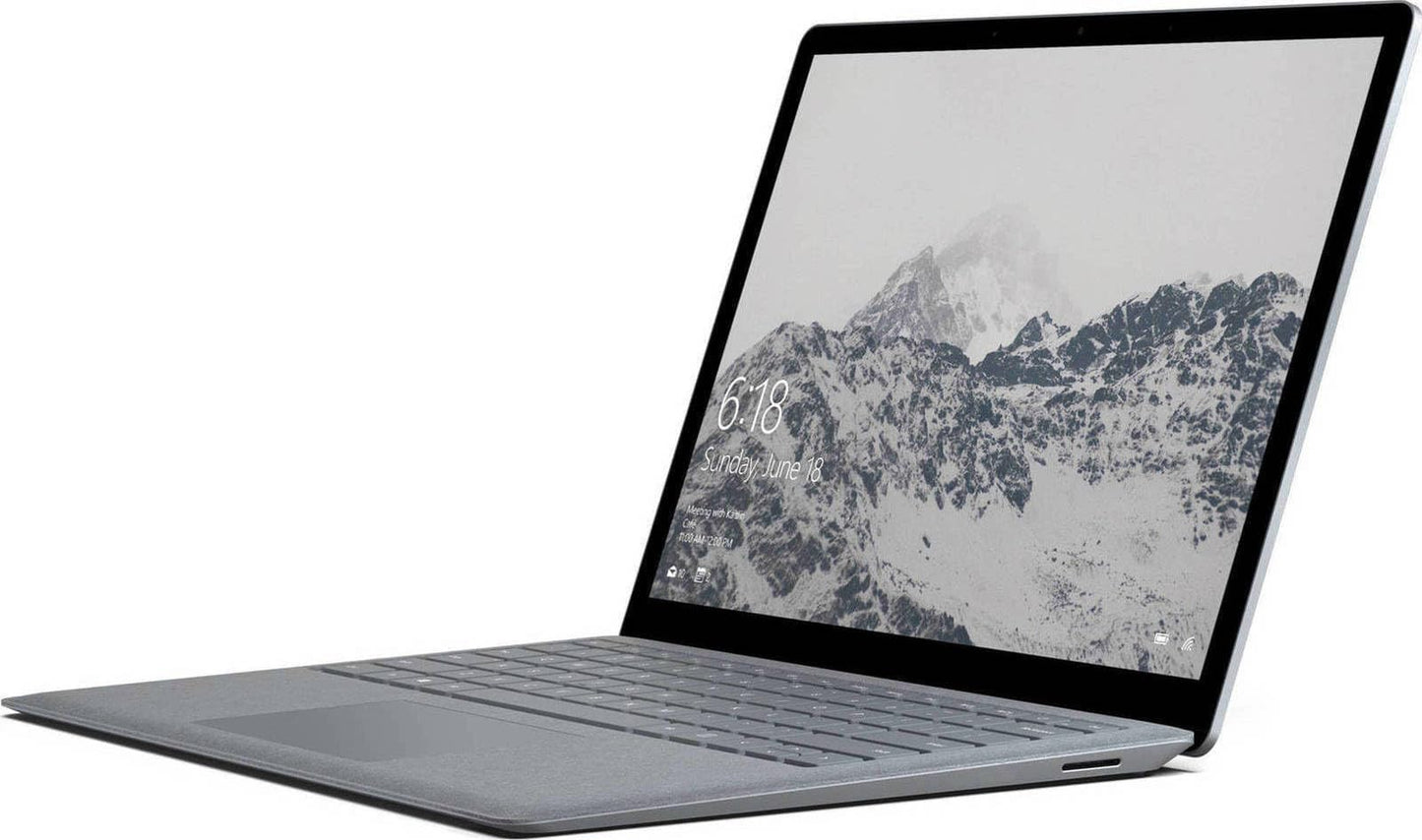 Microsoft Surface Laptop Intel Core i5 7th Gen 8GB RAM 256GB SSD Win 10 Platinum (Renewed)